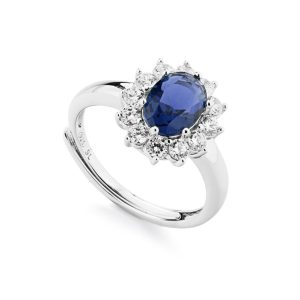 Anello argento 925 e swarovski