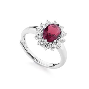 Anello argento 925 e swarovski